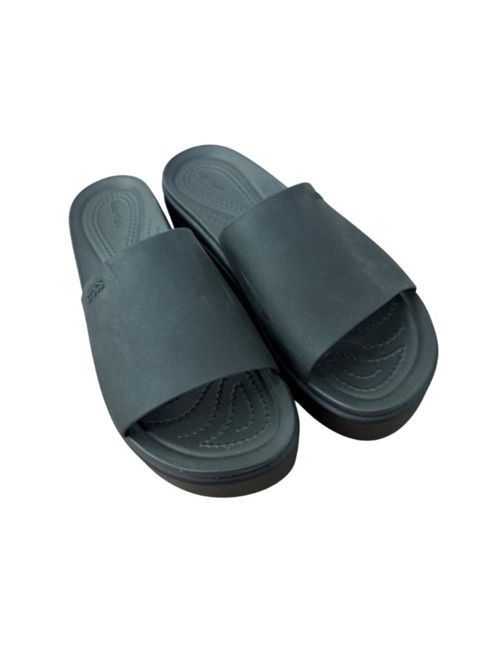 Crocs Womens LiteRide Platform Slides Black W8 Comfort Sandals - Picture 13 of 15